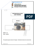 MP Maths Grade 12 Pre Trial 2024 P2 and Memo