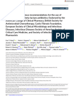 Pharmacotherapy - 2023 - Hong - International Consensus Recommendations For The Use of Prolonged Infusion Beta Lactam