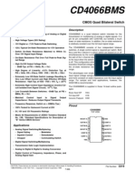 Datasheet Cd4066