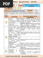 2do Grado Septiembre - 02 Los Sentidos de Mi Cuerpo (2024-2025)