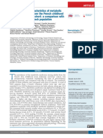 3-Prevalence and Characteristics of Metabolic