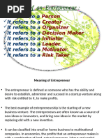 Entrepreneurial Mindset Unit 1