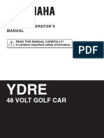 2013 Model Year YDR-E Owners Manual