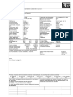 MOTOR ELECTRICO TRIFASICO 220 HP 04 315S M 400 690 C 6 Term 50 HZ B3L (D) IPW55 W22 IE3 WFF2