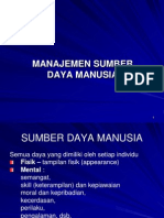 Manajemen Sumber Daya Manusia