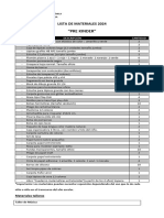 Lista de Materiales 2024 - PK