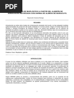 Elaboración de Bioplástico A Partir Del Almidón de Arracacha