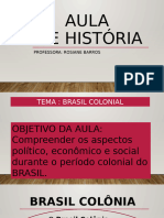 AULA de História-2º Brasil Colonial