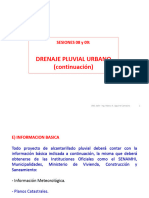 Sesión 08 y 09 - Drenaje Pluvial Urbano (B)