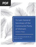 To Lam Becomes General Secretary of The Communist Party of Viet Nam, Reader No. 16