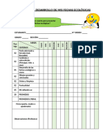 EVALUANDO EL DESARROLLO MIS FECHAS ECOLÓGICAS (Alumnos) (1A) )