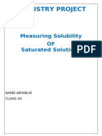 Measuring Solubility