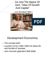 Economics and The Space of Development