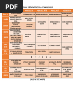 Primer Semana de Agosto 24-25