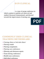 Role Av Aids in Clinical Teaching