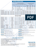 EA Material Specifications