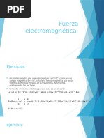 Ejercicios Fuerza Magnetica