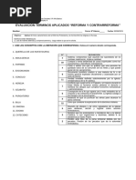 Prueba Terminos Reforma - Contrareforma