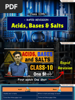 Rapid Revision - Acids, Bases and Salts (Prashant Kirad)