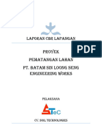 Laporan Pekerjaan CBR Batam Sin Loong Seng Engineering Work