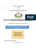 Devoir de Controle de Gestion Et Structure Organisationnelle Modifié Ok