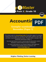 GR10 Accounting Practice Exam November Paper 1