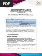 Guía de Actividades y Rúbrica de Evaluación - Unidad 1 - Fase 2 - Comprensión Del Diseño Universal para El Aprendizaje DUA