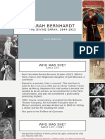 Sarah Bernhardt Presentation