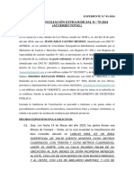 Acta de Conciliación Extrajudicial Por Decisión Debidamente Motivada Del Conciliador