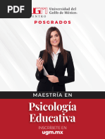 Maestria en Psicologia Educativa Folleto