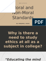 Moral and Non-Moral Standards