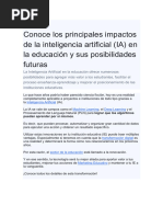 Ia. VS Educación