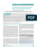 Barriers To Clinical Education From The Perspective of Nursing Students in Iran An Integrative Rev