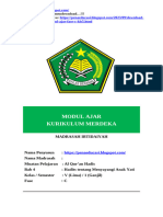 Modul Ajar Quran Hadis, 5.4 - Kls 5, Hadis Tentang Menyayangi Anak Yatim (Https://penaeducasi - Blogspot.com)