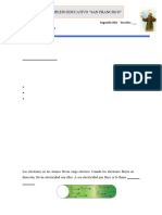 Guía de Aprendizaje SEGUNDO AÑO ELECTROSTATICA 2024