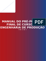 Engenharia Produção - Manual Ead de Pré-Projeto Final de Curso em Engenharia