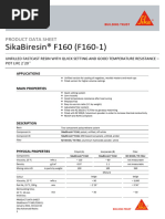 F 160 Sika PRODUCT DATA SHEET