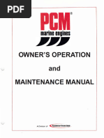 PCM Marine Engines - Operation and Maintenance Manual - L510021