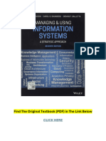 Managing and Using Information Systems A Strategic Approach 7th Edition