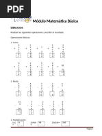 Ejercicios - de - Matematica - Basica SA