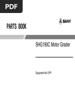 SANY SHG190C Moto Manual Partes Ingles