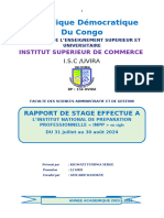 Rapport de Stage INPP SERGE