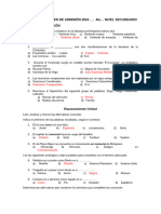 SIMULACRO EXAMEN DE ADMISIÓN 4to 2024.