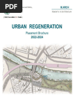 Placement Brochure of Batch 2022-24 Urban Regeneration