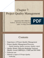 PMBOK Chapter 7 - Quality