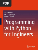 Programming With Python For Engineers