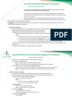 Saudi MoH Protocol For Management of Anaphylaxis - V1.2