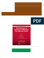 Introduction To Statistical Methods For Clinical Trials 2024 PDF Full Book Download