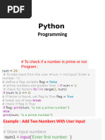 Python Examples