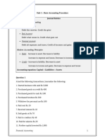 Journal - Ledger - Trial Balance